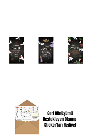 Bir Yüreğin Çöküşü + Korku + Amok Koşucusu + Okuma Sticker'ları