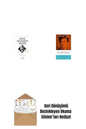 Dinler Mitolojiler Sözlüğü 2 (Ciltli) + Rimbaud + Okuma Sticker'ları