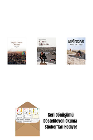 Dağda Duman Yeri Yok + Kimse Bilmesin + Bırindar + Okuma Sticker'ları