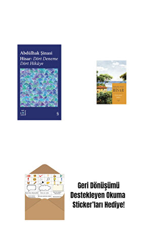 Everest Açıkhava 42 - Dört Deneme Dört Hikâye + Geçmiş Zaman Köşkleri (Kitap Boy) + Okuma Sticker'ları