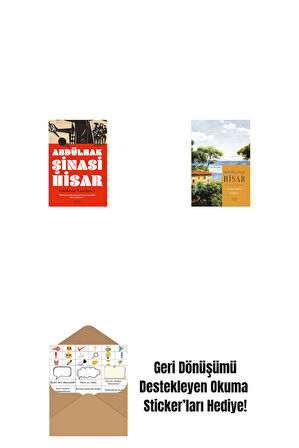 Edebiyat Yazıları - 1 + Geçmiş Zaman Köşkleri (Kitap Boy) + Okuma Sticker'ları