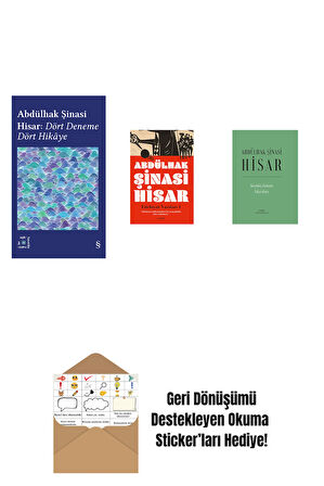 Everest Açıkhava 42 - Dört Deneme Dört Hikâye + Edebiyat Yazıları - 1 + Geçmiş Zaman  Fıkraları (Ciltli) + Okuma Sticker'ları