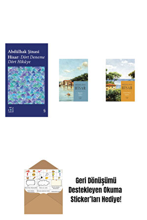 Everest Açıkhava 42 - Dört Deneme Dört Hikâye + Boğaziçi Yalıları (Kitap Boy) + Geçmiş Zaman Köşkleri (Kitap Boy) + Okuma Sticker'ları