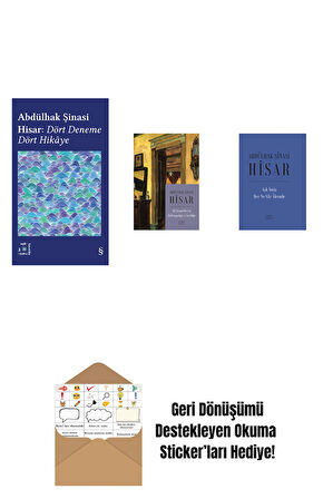 Everest Açıkhava 42 - Dört Deneme Dört Hikâye + Ali Nizami Bey’in Alafrangalığı ve Şeyhliği (Kitap Boy) + Aşk İmiş Her Ne Vâr Âlemde (Ciltli) + Okuma Sticker'ları