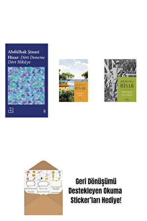 Everest Açıkhava 42 - Dört Deneme Dört Hikâye + Geçmiş Zaman Köşkleri (Kitap Boy) + Ahmet Haşim:  Şiiri ve Hayatı + Okuma Sticker'ları