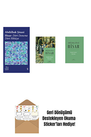 Everest Açıkhava 42 - Dört Deneme Dört Hikâye + Geçmiş Zaman Fıkraları + Geçmiş Zaman  Fıkraları (Ciltli) + Okuma Sticker'ları