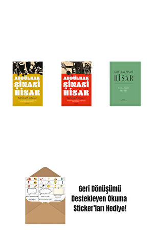 Edebiyat  Yazıları 2 + Edebiyat Yazıları - 1 + Geçmiş Zaman  Fıkraları (Ciltli) + Okuma Sticker'ları