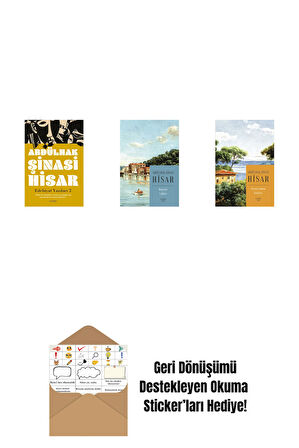 Edebiyat  Yazıları 2 + Boğaziçi Yalıları (Kitap Boy) + Geçmiş Zaman Köşkleri (Kitap Boy) + Okuma Sticker'ları
