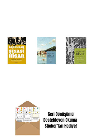 Edebiyat  Yazıları 2 + Boğaziçi Yalıları (Kitap Boy) + Ahmet Haşim:  Şiiri ve Hayatı + Okuma Sticker'ları