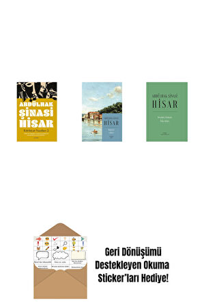 Edebiyat  Yazıları 2 + Boğaziçi Yalıları (Kitap Boy) + Geçmiş Zaman  Fıkraları (Ciltli) + Okuma Sticker'ları