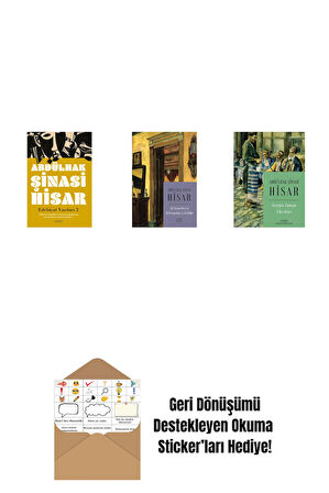 Edebiyat  Yazıları 2 + Ali Nizami Bey’in Alafrangalığı ve Şeyhliği (Kitap Boy) + Geçmiş Zaman Fıkraları + Okuma Sticker'ları