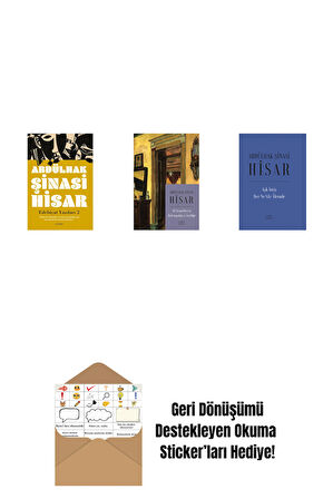 Edebiyat  Yazıları 2 + Ali Nizami Bey’in Alafrangalığı ve Şeyhliği (Kitap Boy) + Aşk İmiş Her Ne Vâr Âlemde (Ciltli) + Okuma Sticker'ları