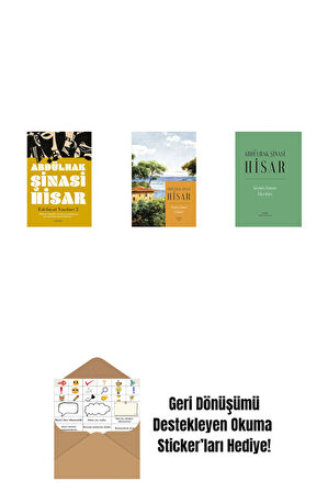 Edebiyat  Yazıları 2 + Geçmiş Zaman Köşkleri (Kitap Boy) + Geçmiş Zaman  Fıkraları (Ciltli) + Okuma Sticker'ları