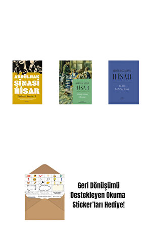 Edebiyat  Yazıları 2 + Geçmiş Zaman Fıkraları + Aşk İmiş Her Ne Vâr Âlemde (Ciltli) + Okuma Sticker'ları