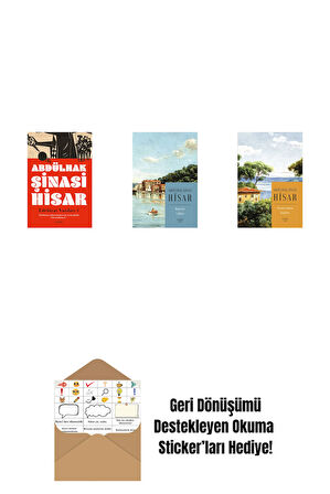 Edebiyat Yazıları - 1 + Boğaziçi Yalıları (Kitap Boy) + Geçmiş Zaman Köşkleri (Kitap Boy) + Okuma Sticker'ları