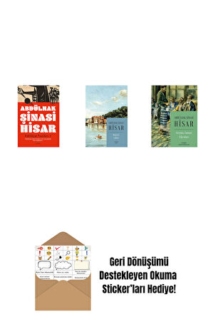 Edebiyat Yazıları - 1 + Boğaziçi Yalıları (Kitap Boy) + Geçmiş Zaman Fıkraları + Okuma Sticker'ları