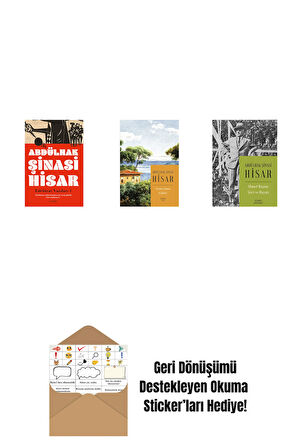 Edebiyat Yazıları - 1 + Geçmiş Zaman Köşkleri (Kitap Boy) + Ahmet Haşim:  Şiiri ve Hayatı + Okuma Sticker'ları