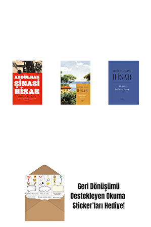 Edebiyat Yazıları - 1 + Geçmiş Zaman Köşkleri (Kitap Boy) + Aşk İmiş Her Ne Vâr Âlemde (Ciltli) + Okuma Sticker'ları