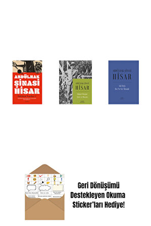 Edebiyat Yazıları - 1 + Ahmet Haşim:  Şiiri ve Hayatı + Aşk İmiş Her Ne Vâr Âlemde (Ciltli) + Okuma Sticker'ları