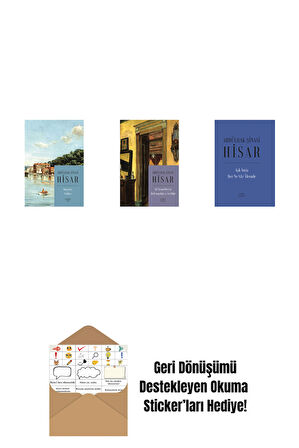 Boğaziçi Yalıları (Kitap Boy) + Ali Nizami Bey’in Alafrangalığı ve Şeyhliği (Kitap Boy) + Aşk İmiş Her Ne Vâr Âlemde (Ciltli) + Okuma Sticker'ları