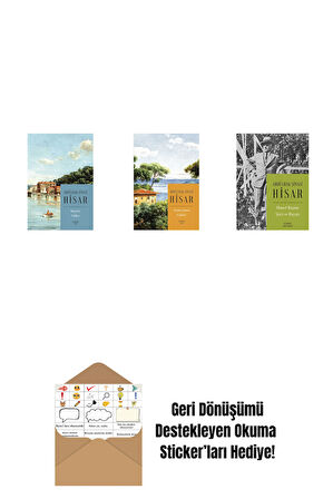 Boğaziçi Yalıları (Kitap Boy) + Geçmiş Zaman Köşkleri (Kitap Boy) + Ahmet Haşim:  Şiiri ve Hayatı + Okuma Sticker'ları
