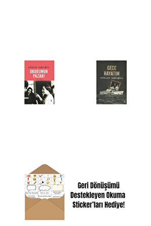 Okurunun Yazarı + Gece Hayatım + Okuma Sticker'ları