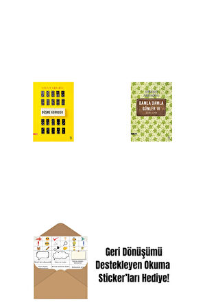 Düşme Korkusu + Damla Damla Günler 4 + Okuma Sticker'ları