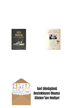 Gece Hayatım + Halim'e İthaflar + Okuma Sticker'ları