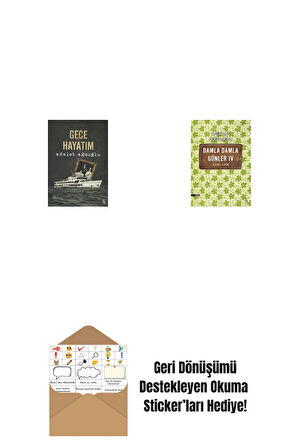 Gece Hayatım + Damla Damla Günler 4 + Okuma Sticker'ları