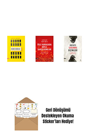 Düşme Korkusu + Öyle Kargaşada Böyle Karşılaşmalar + Hayatı Savunma Biçimleri + Okuma Sticker'ları