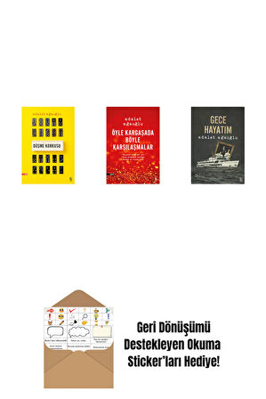 Düşme Korkusu + Öyle Kargaşada Böyle Karşılaşmalar + Gece Hayatım + Okuma Sticker'ları