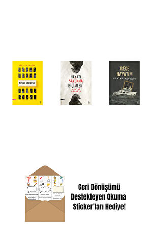 Düşme Korkusu + Hayatı Savunma Biçimleri + Gece Hayatım + Okuma Sticker'ları