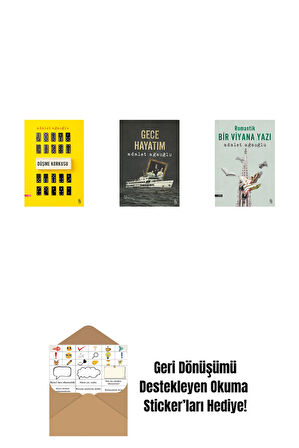 Düşme Korkusu + Gece Hayatım + Romantik Bir Viyana Yazı + Okuma Sticker'ları