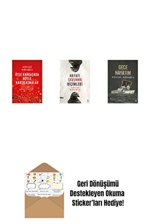 Öyle Kargaşada Böyle Karşılaşmalar + Hayatı Savunma Biçimleri + Gece Hayatım + Okuma Sticker'ları