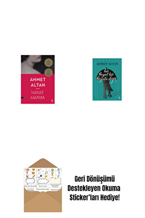 Hayat Hanım + Bir Hayat Bir Hayata Değer + Okuma Sticker'ları