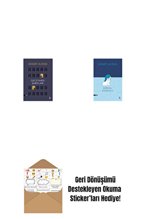 Geceyarısı Şarkıları + Kristal Denizaltı + Okuma Sticker'ları