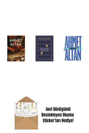 Zarlar + Geceyarısı Şarkıları + Sudaki İz (Cep Boy) + Okuma Sticker'ları