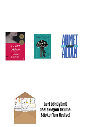 Hayat Hanım + Bir Hayat Bir Hayata Değer + Sudaki İz (Cep Boy) + Okuma Sticker'ları