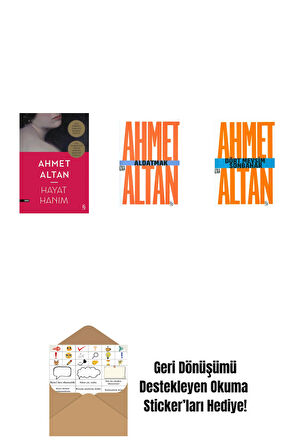 Hayat Hanım + Aldatmak - Yalnızlığın Özel Tarihi (Cep Boy) + Dört Mevsim Sonbahar/Tehlikeli Masallar (Cep Boy) + Okuma Sticker'ları