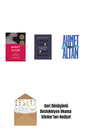 Hayat Hanım + Geceyarısı Şarkıları + Sudaki İz (Cep Boy) + Okuma Sticker'ları