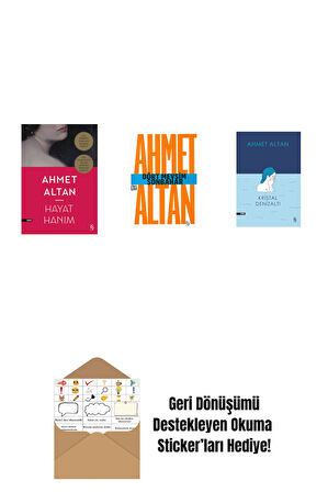 Hayat Hanım + Dört Mevsim Sonbahar/Tehlikeli Masallar (Cep Boy) + Kristal Denizaltı + Okuma Sticker'ları