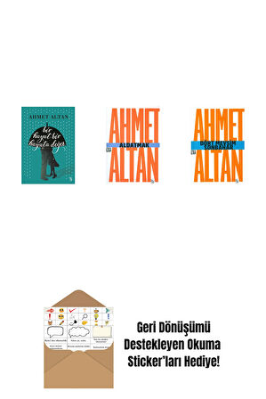 Bir Hayat Bir Hayata Değer + Aldatmak - Yalnızlığın Özel Tarihi (Cep Boy) + Dört Mevsim Sonbahar/Tehlikeli Masallar (Cep Boy) + Okuma Sticker'ları