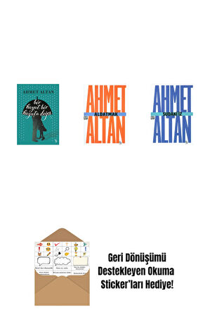 Bir Hayat Bir Hayata Değer + Aldatmak - Yalnızlığın Özel Tarihi (Cep Boy) + Sudaki İz (Cep Boy) + Okuma Sticker'ları