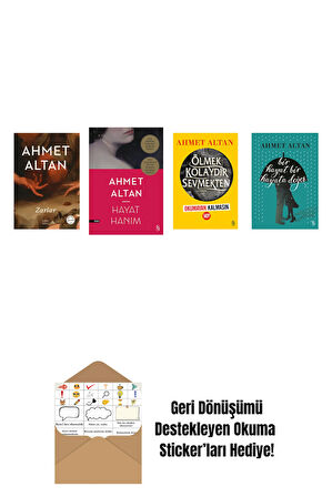 Ahmet Altan 4 Kitap Set + Okuma Sticker'ları