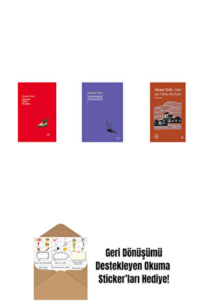 Kalbim Unut Bu Şiiri (Ciltli) + Arkadaşlık Günleriydi + Everest Açıkhava 21 - Gidersen Yıkılır Bu Kent + Okuma Sticker'ları