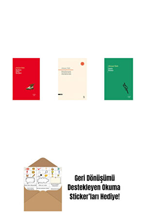 Kalbim Unut Bu Şiiri (Ciltli) + Dinlersen Anlatırım + Saklı Kalan + Okuma Sticker'ları