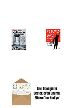 Volkan'ın Romanı + Ne Olmuş Yani? + Okuma Sticker'ları