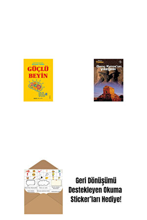 Güçlü Beyin + Genç Kyros'un Yazgısı + Okuma Sticker'ları