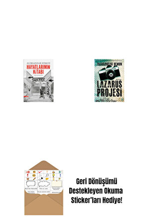 Hayatlarımın Kitabı + Lazarus Projesi + Okuma Sticker'ları