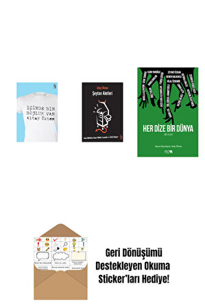 İçimde Bir Boşluk Var + Şeytan Aletleri + Her Dize Bir Dünya + Okuma Sticker'ları